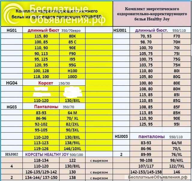 Дарю всем Дам ам -80% Элит коррект белье Youneed, Healthy Joy