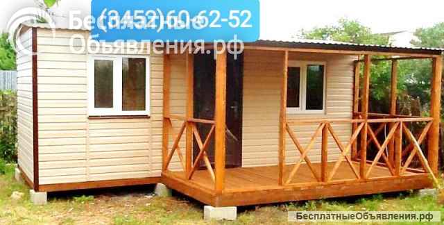 Домики на металлокаркасе с разным утеплением