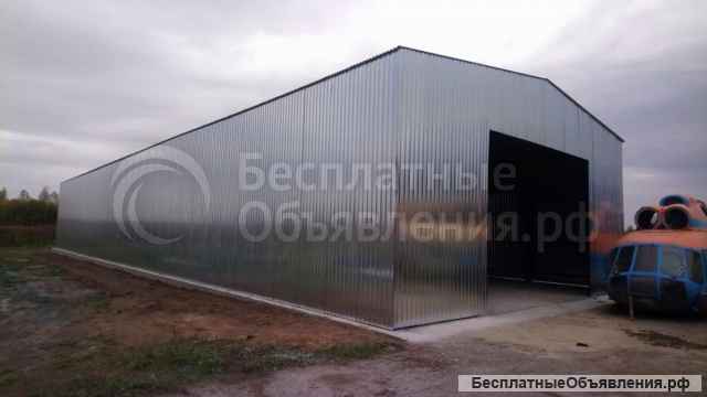 Быстровозводимые ангары и склады из сэндвич панелей
