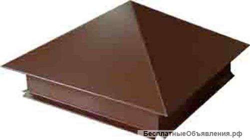 Колпак на заборные столбы 380х380мм