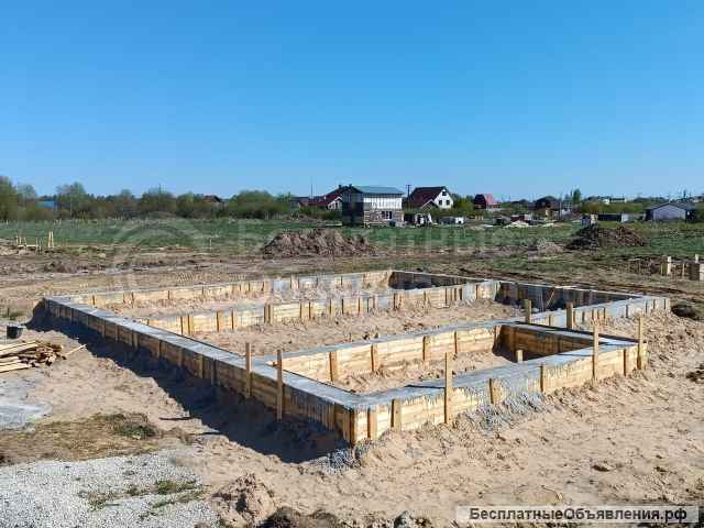Строительство домов/заливка фундамента
