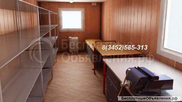 Вагон-дом 8 м х 2,4 м на шасси