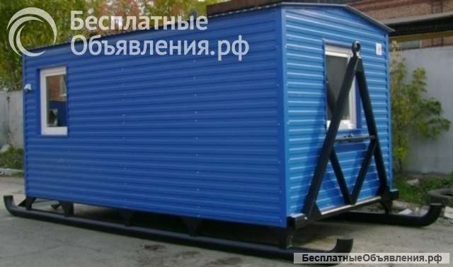 Строительные бытовки на санях