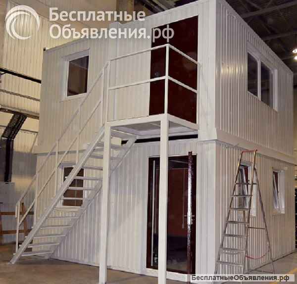 Модульные здания 6 м х 4,8 м и 7,2 м х 6 м