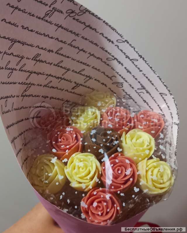 Шоколадные букеты фигурки и наборы