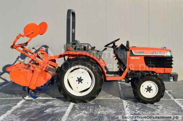 Японский мини-трактор Kubota GB-20 с ПСМ
