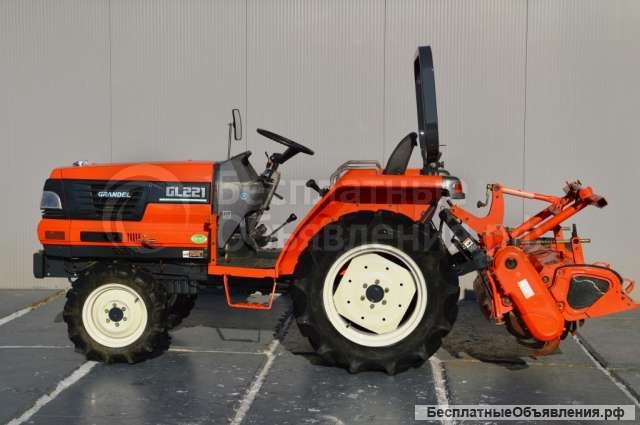Японский минитрактор Kubota GL-221 Grendel с ПСМ