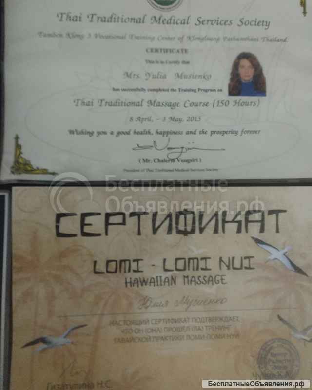 Массаж от релаксации до исцеления