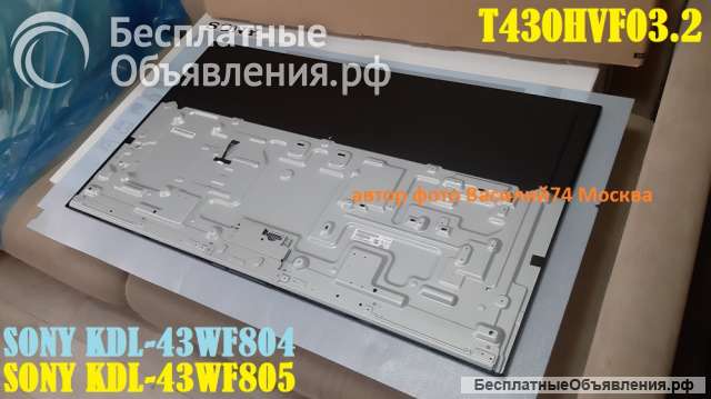 Матрица SONY KDL-43WF805 43" Full HD T430HVF03.2