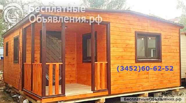 Дачный зимний модульный дом 28 м2 с верандой 7 м2