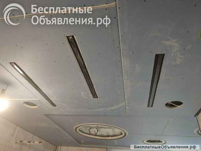 Монтаж потолка из гипсокартона в Москве и области