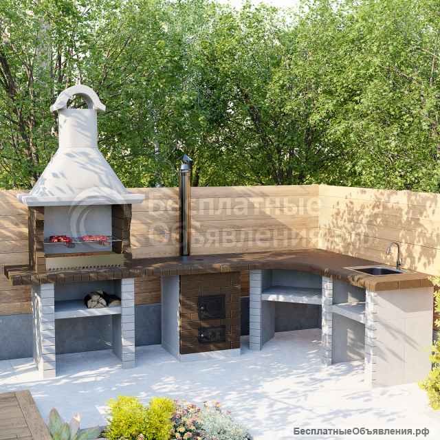 Модульная печь барбекю
