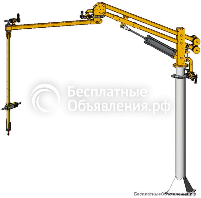 Манипулятор пантограф с гидравлическим приводом МП-1000-ГП перенос грузов грузозахват