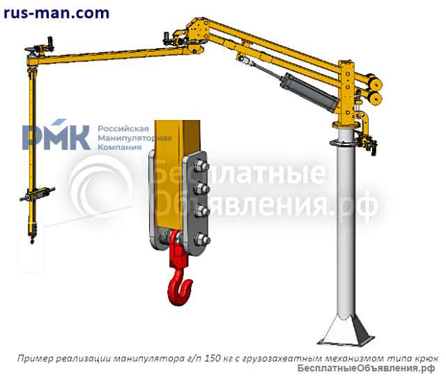 Манипулятор пневматический перенос грузов