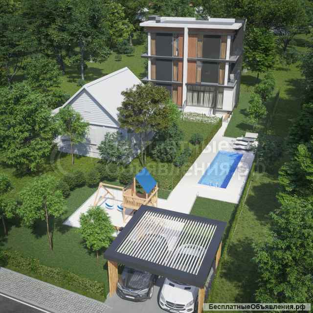 Новый гостевой дом у моря с бассейном в Сочи (Дагомыс)