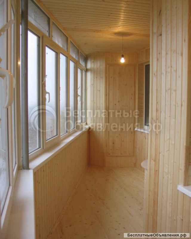 Отделка балконов и лоджий