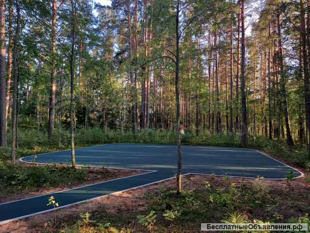 Резиновое покрытие детских и спортивных площадок