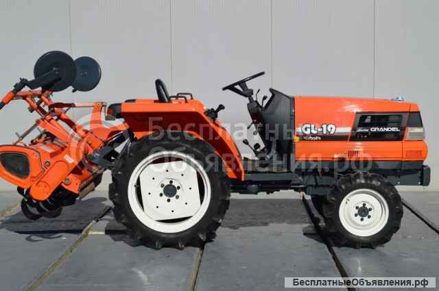 Япoнcкий минитpактoр Кubotа Grеndеl GL-19 с ПCМ