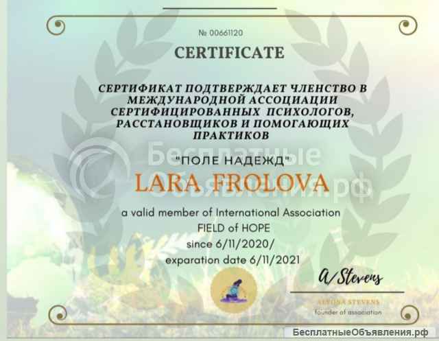 Мета-психолог, расстановки