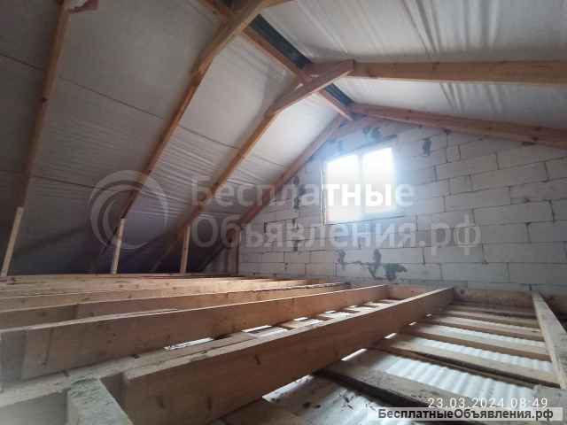 Дом 89 метров по фундаменту, на 8 сотках, все коммуникации