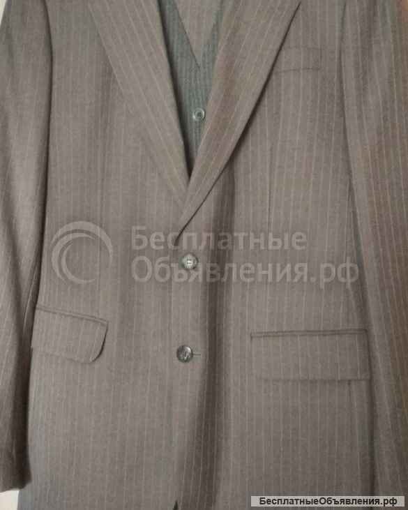 Новый мужской костюм, шерсть 100%, р-р 48. САМОВЫВОЗ.