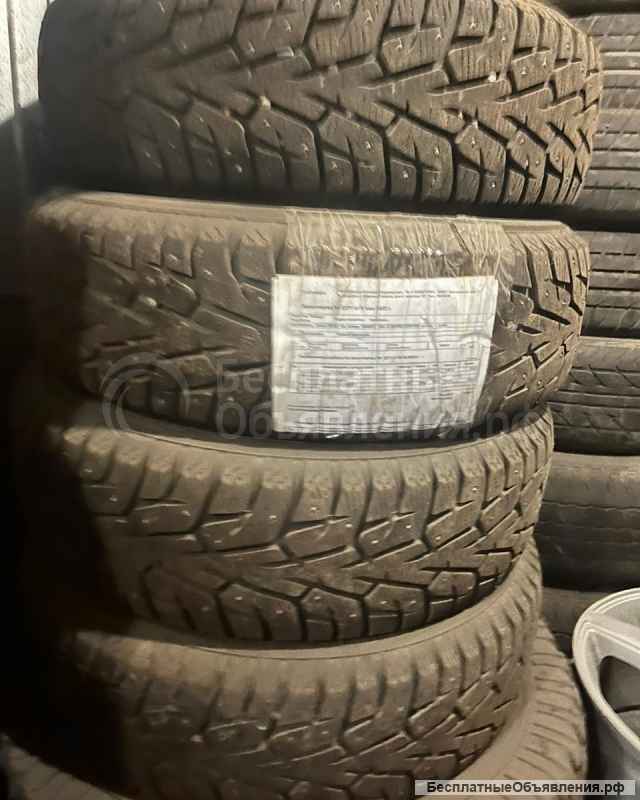 Шины зимние, шипованные