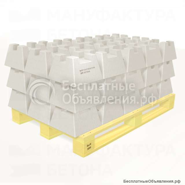 Кросс блок (Cross-block) «Комби», фундаментный блок