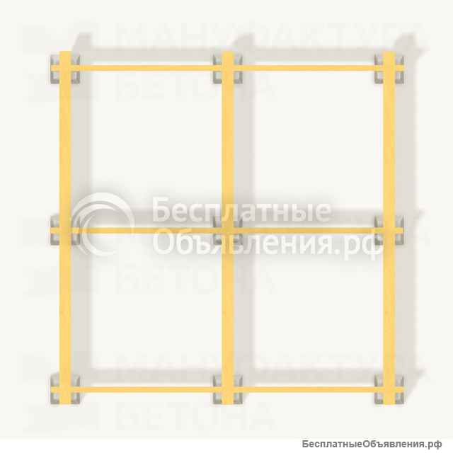 Кросс блок (Cross-block) «Комби», фундаментный блок