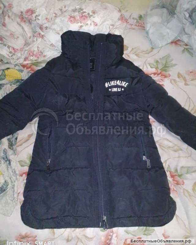 Пуховик детский от 8 до 10 лет