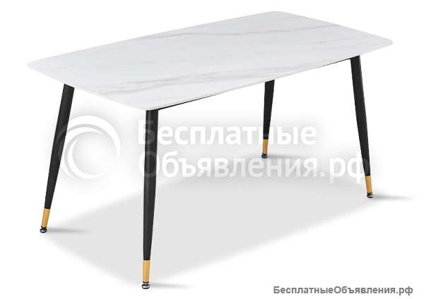 Стол обеденный Рио DT-2849.2, белый мрамор