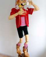 Буратино Пьющий для оформления Новогодних праздников