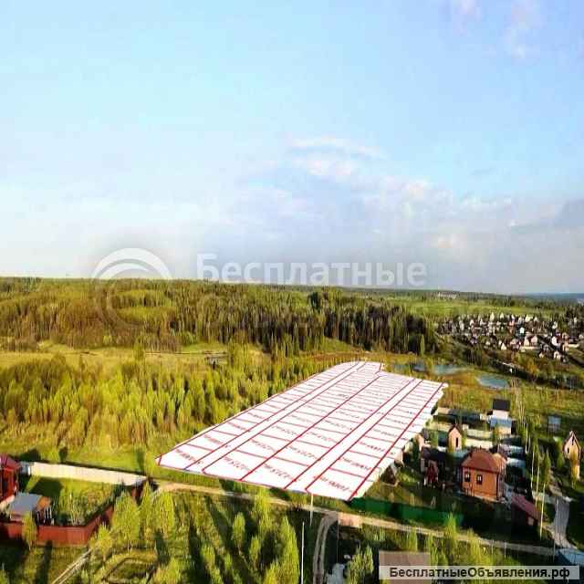 48 участков под застройку коттеджного поселка на берегу Кольчугинского водохранилища