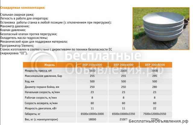 Гидравлические кромкогибочные станки