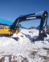 Три новых экскаватора "Hyundai"(Ю. Корея)