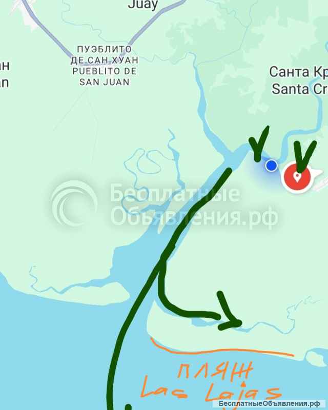 Участки в собственность 600м2 тихий океан, порт, Панама