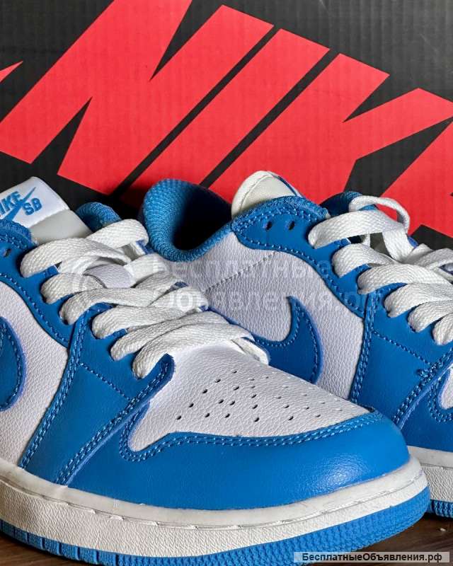 Nike SB DUNK (голубые) LUXE женские