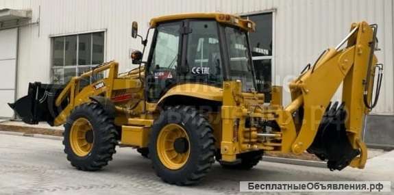 Экскаватор-погрузчик SHANMON 388H рестайлинг грузоподъемность 2500 кг 2,5 т передний челюстной ковш