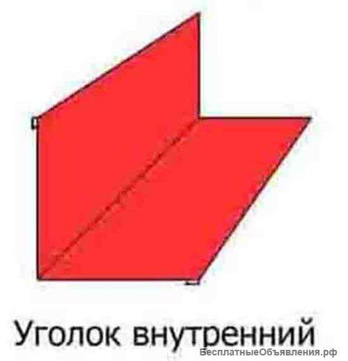 Угол внутренний 50х50мм.