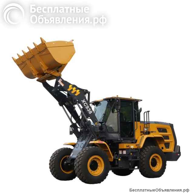 Фронтальный погрузчик XCMG LW300F, LW300FN, LW330FN, LW330R (XC938) удлиненная стрела 3 линия 2024 г