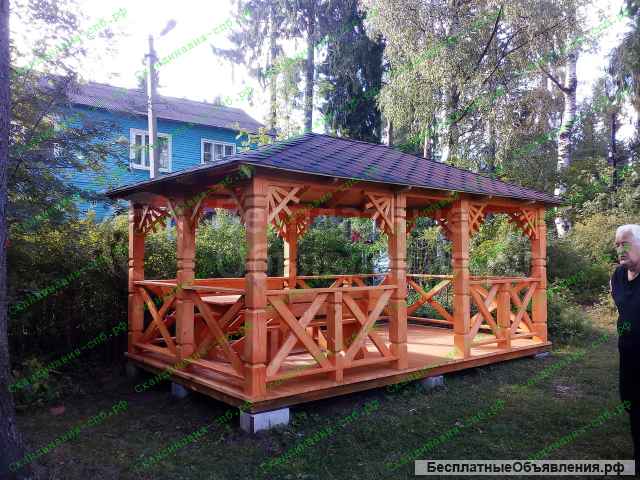 Наружная отделка, беседки и заборы