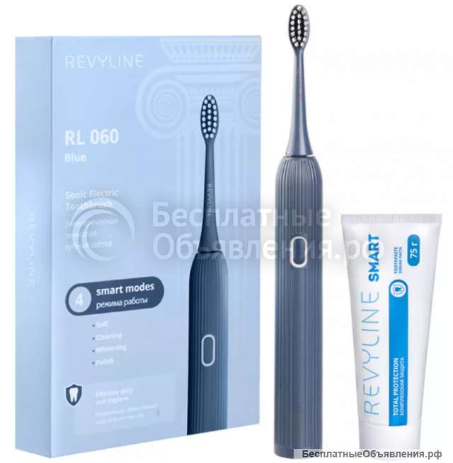 Зубная щетка Revyline RL060 Blue и паста Smart