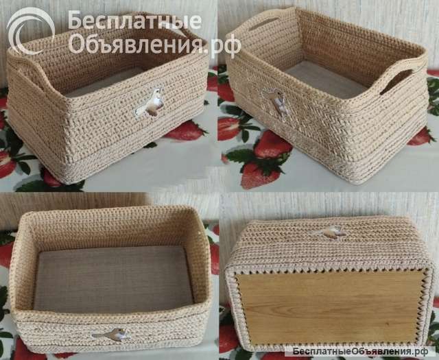 Корзинка из шнура
