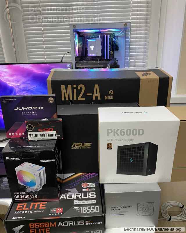 Игровой ПК Ryzen 7 5700x RTX 3060 TI