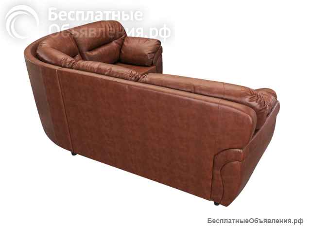 Диван кожаный угловой выкатной Бристоль