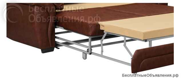 Диван кожаный угловой выкатной Бристоль