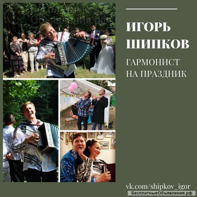 Гармонист на ваш праздник