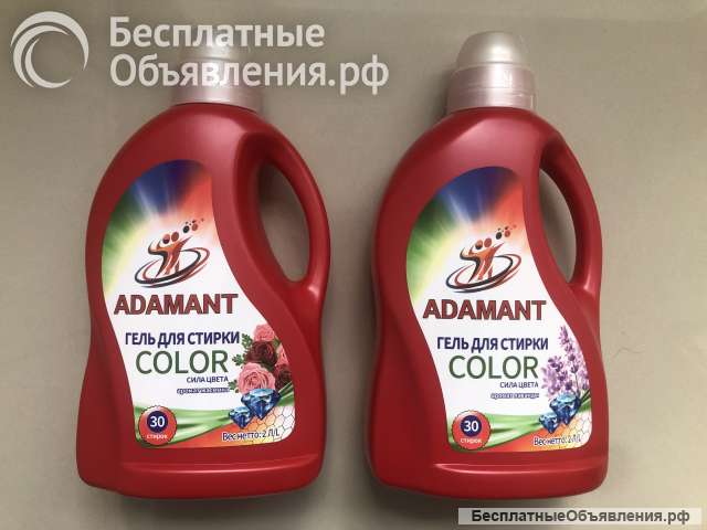 Организация ищет покупателей на гель концентрат для стирки белья "Color Adamant" 2л.China.