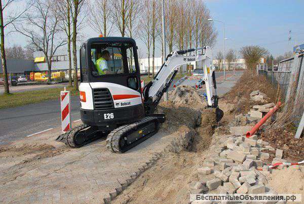 Аренда мини-экскаватора Бобкет