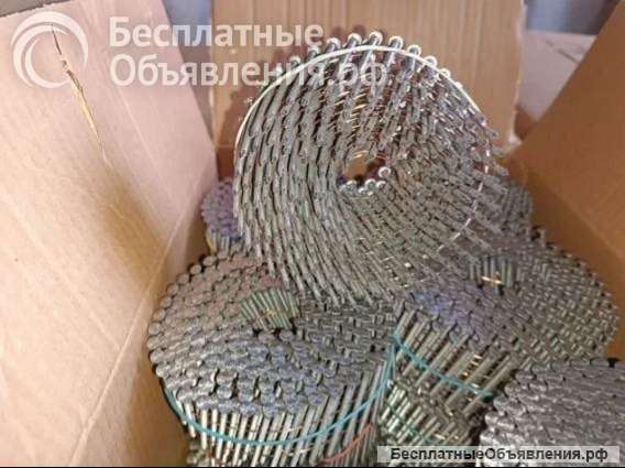 Гвозди барабанные винтовые для нейлера