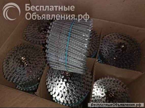 Гвозди барабанные винтовые для нейлера